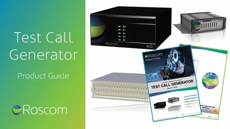 Test Call Generator Product Guide 2024 Roscom